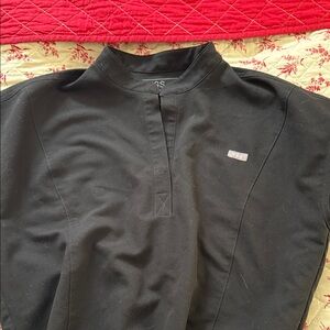 Figs Black Rafaela Bodysuit